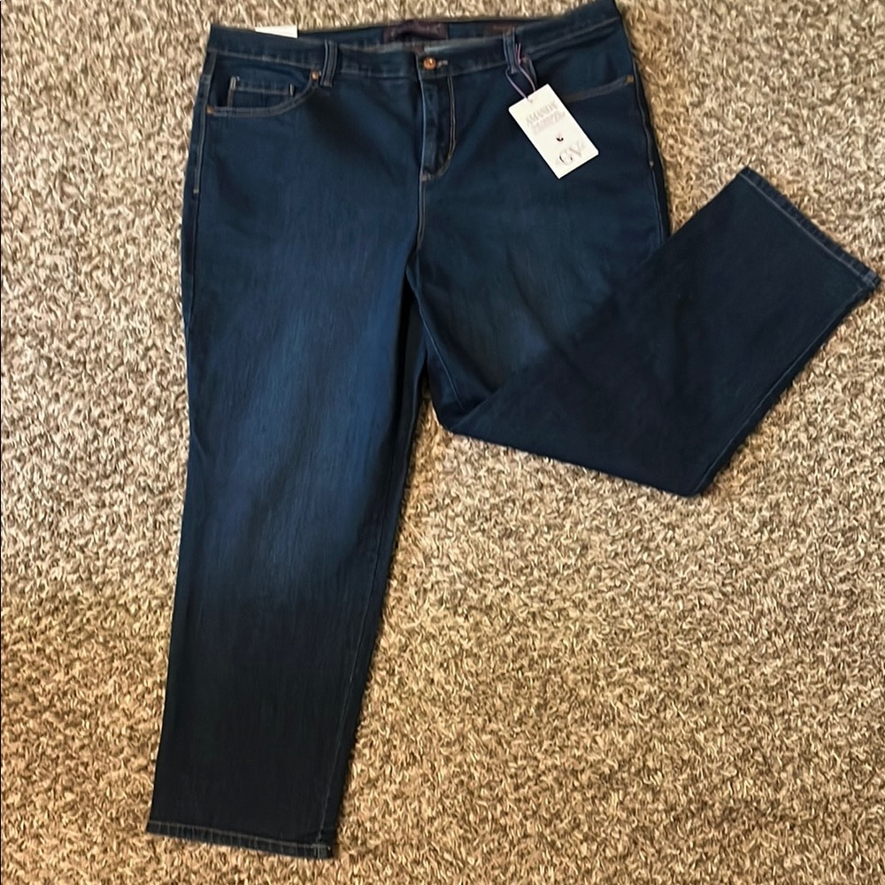 Gloria Vanderbilt Indigo Straight Leg Jeans